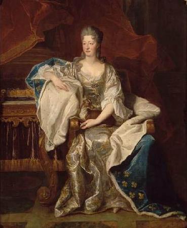 Hyacinthe Rigaud Portrait of Marie Anne de Bourbon